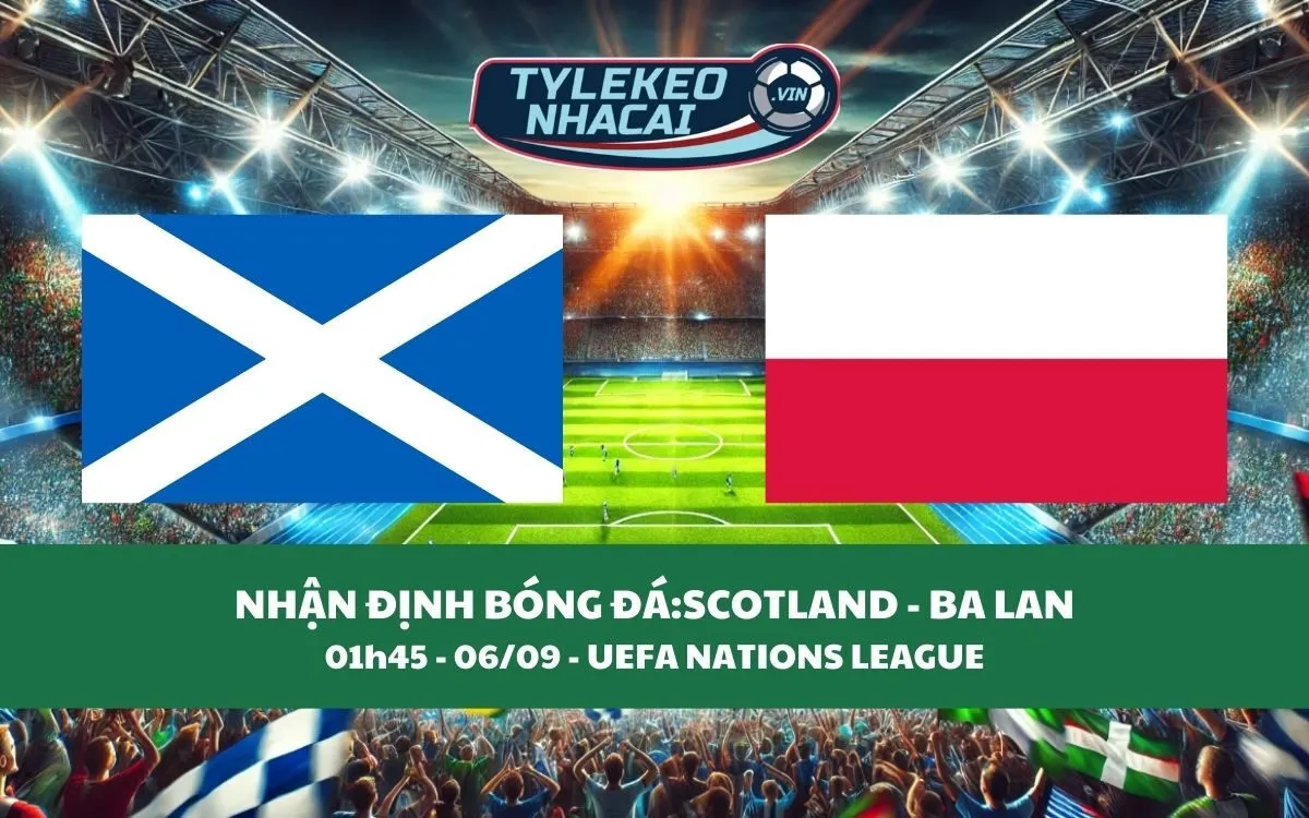 Nhận Định Tip Kèo: Scotland vs Ba Lan 01h45 - 06/09 - Căng Thẳng Khó Tin